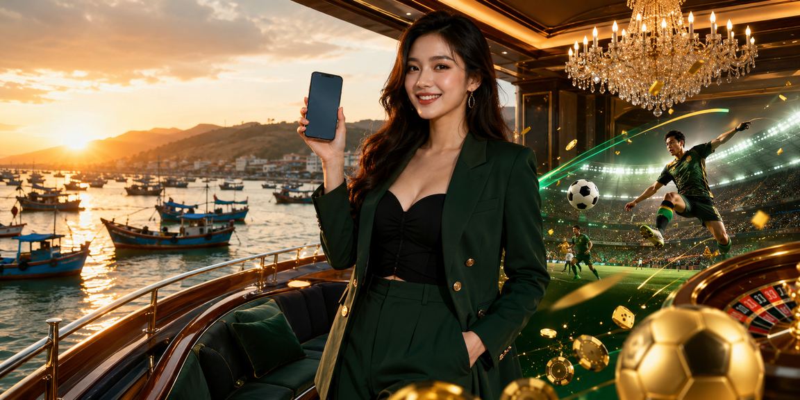 Người dùng kiểm tra câu hỏi casino mobile trên bãi biển Mũi Né